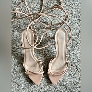 Vici Tan Strappy Sandals Elegant Design